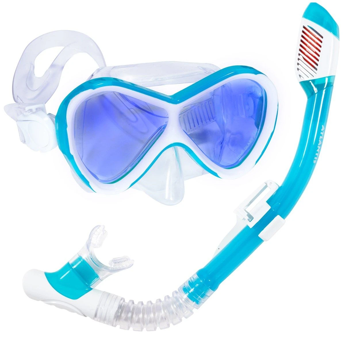 Atlantis Abaco Kinder Schnorchel-Set - Light Blue 3 Atlantis Abaco Kinder Schnorchel-Set - Light Blue