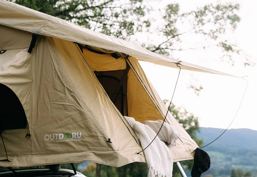 OutdoorU Expedition 3 Personen Dachzelt - Khaki 8 OutdoorU Expedition 3 Personen Dachzelt - Khaki – Bild 6