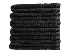 PHLOX Supreme 30 X 50 Cm 6er-Set Gästehandtücher - Schwarz