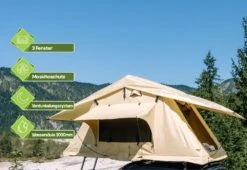 OutdoorU Expedition 3 Personen Dachzelt - Grey 10 OutdoorU Expedition 3 Personen Dachzelt - Grey -Thule Verkaufsgeschäft 0f8b6b33bd023330