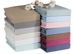 DoubleDry Flanel 140x200 Cm Spannbettlaken - Lila -Thule Verkaufsgeschäft 44ff86f47c0f9e08