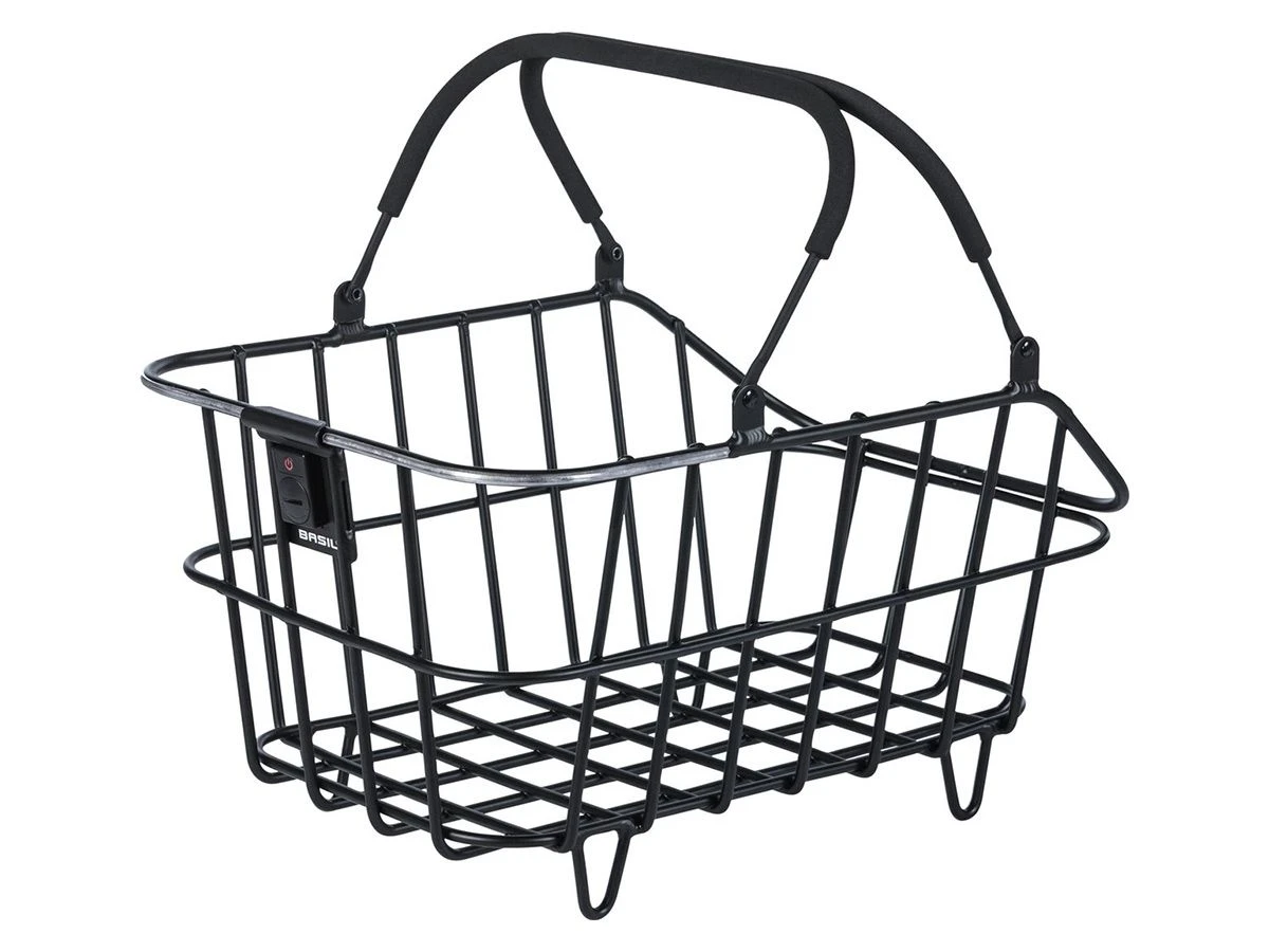Basil Cento Alu Multi System Nordlicht Fahrradkorb 4 Basil Cento Alu Multi System Nordlicht Fahrradkorb – Bild 2