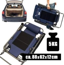 AMANKA 155 X 60 Verstellbarer Relaxstuhl - Black -Thule Verkaufsgeschäft 58d8aec106a6adc4