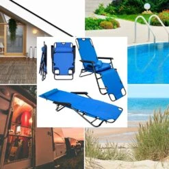 AMANKA 180 X 60 Verstellbarer Relaxstuhl - Blue -Thule Verkaufsgeschäft 623c87d9384a28.18485155