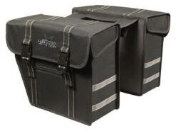 Greenlands 25 Liter Schwarze Doppelte Fahrradtasche