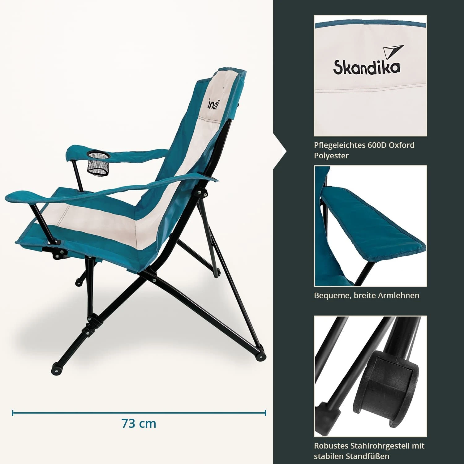 Skandika Kolari Faltstuhl 5 Skandika Kolari Faltstuhl – Bild 3