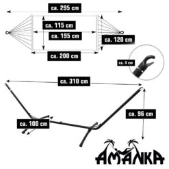 AMANKA 200 X 120 Cm Hängematte Mit Gestell - Brown 12 AMANKA 200 X 120 Cm Hängematte Mit Gestell - Brown -Thule Verkaufsgeschäft 64f84e2cabbd48.50761679