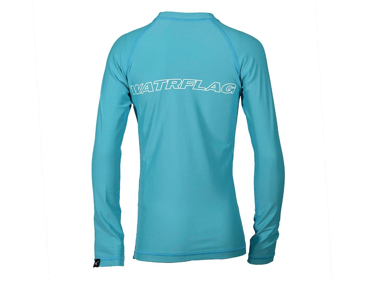 Watrflag Malaga Lange Ärmel UPF 50+ Turquoise Kids Rashguard 4 Watrflag Malaga Lange Ärmel UPF 50+ Turquoise Kids Rashguard – Bild 2