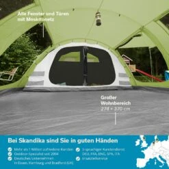 SKANDIKA Gotland 5 Tunnelzelt - Green -Thule Verkaufsgeschäft 6654d84b497c99.35024910