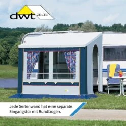 DWT Cortina II 200x150cm Wohnwagenteilzelt - Blue -Thule Verkaufsgeschäft 6657431578c5e8.53736978
