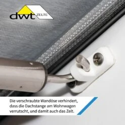 DWT Cortina II 200x150cm Wohnwagenteilzelt - Grey -Thule Verkaufsgeschäft 66574322a35cd4.40769990
