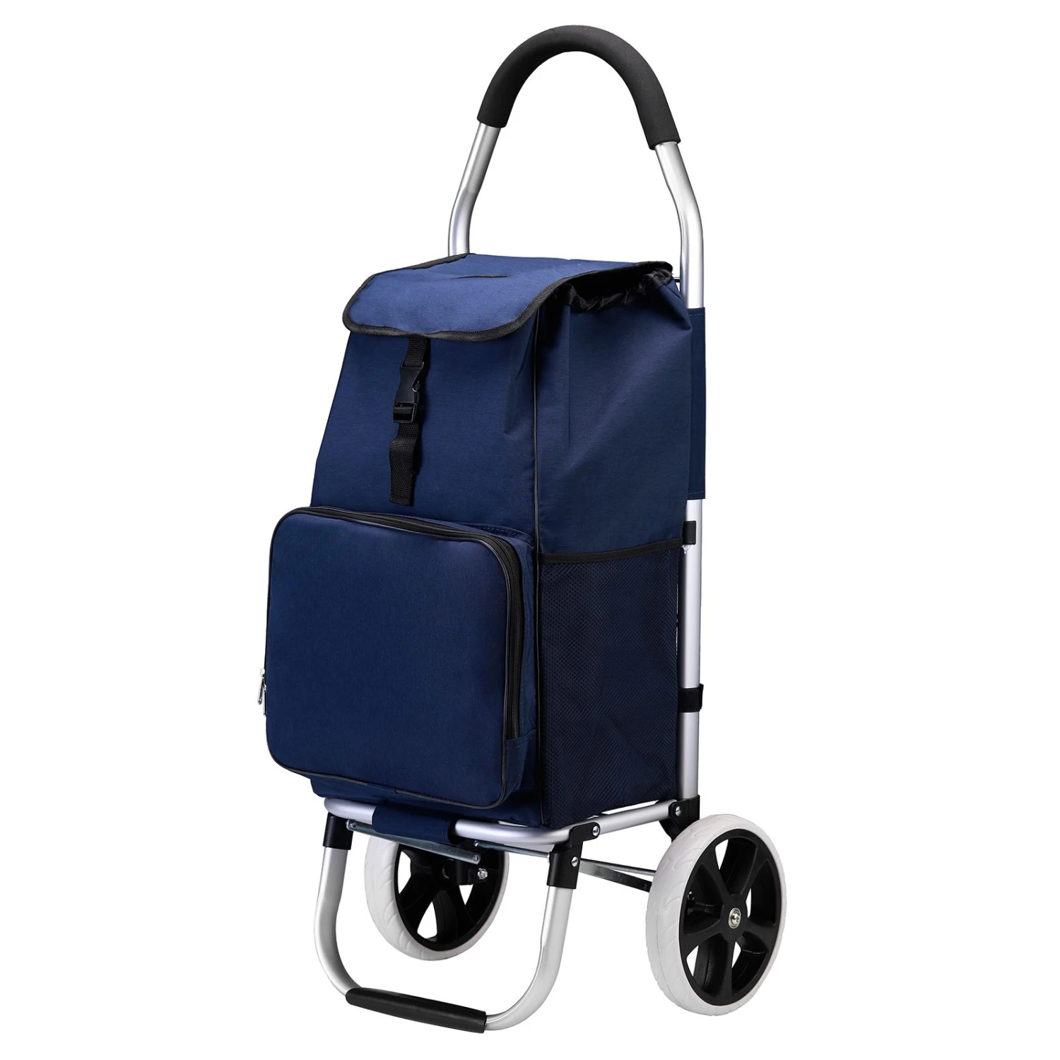 Packbarer 45-Liter-Einkaufswagen Mit Kühlfach – Blue 4 Packbarer 45-Liter-Einkaufswagen Mit Kühlfach – Blue – Bild 2