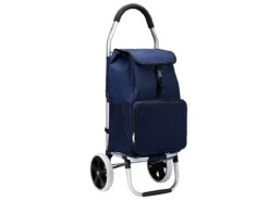 Packbarer 45-Liter-Einkaufswagen Mit Kühlfach – Blue