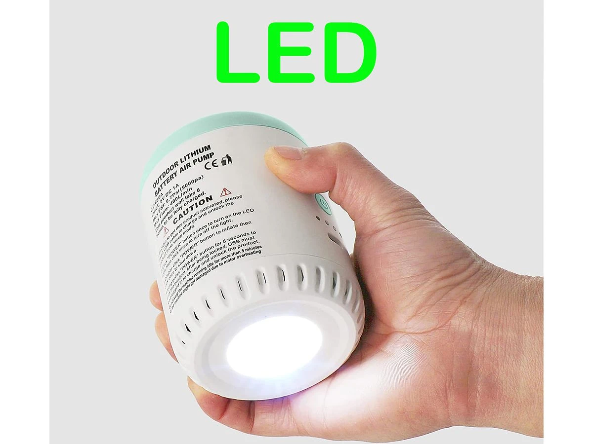 Aquaboard D2 Wiederaufladbare Luftpumpe - Green 8 Aquaboard D2 Wiederaufladbare Luftpumpe - Green – Bild 6