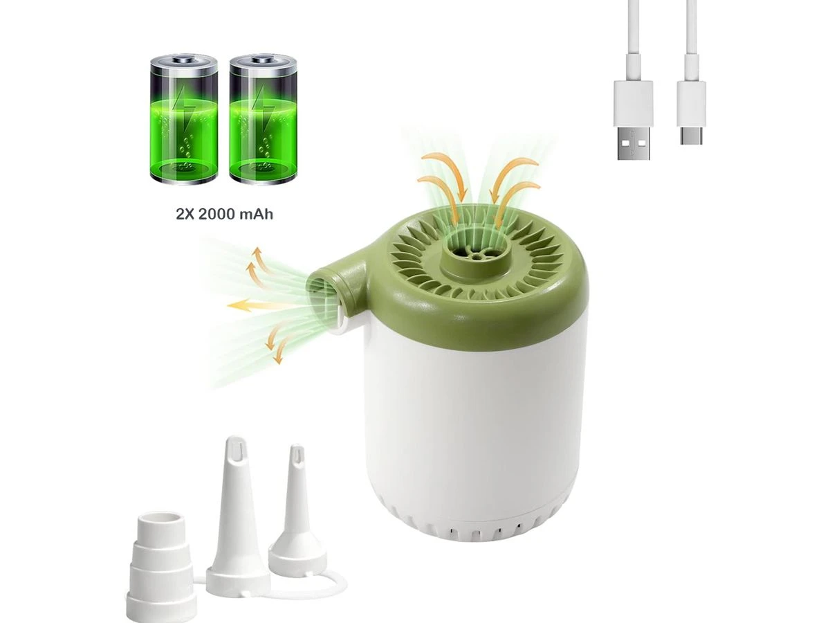 Aquaboard D2 Wiederaufladbare Luftpumpe - Green 7 Aquaboard D2 Wiederaufladbare Luftpumpe - Green – Bild 5