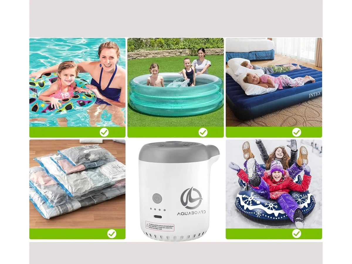 Aquaboard D2 Wiederaufladbare Luftpumpe - Green 5 Aquaboard D2 Wiederaufladbare Luftpumpe - Green – Bild 3