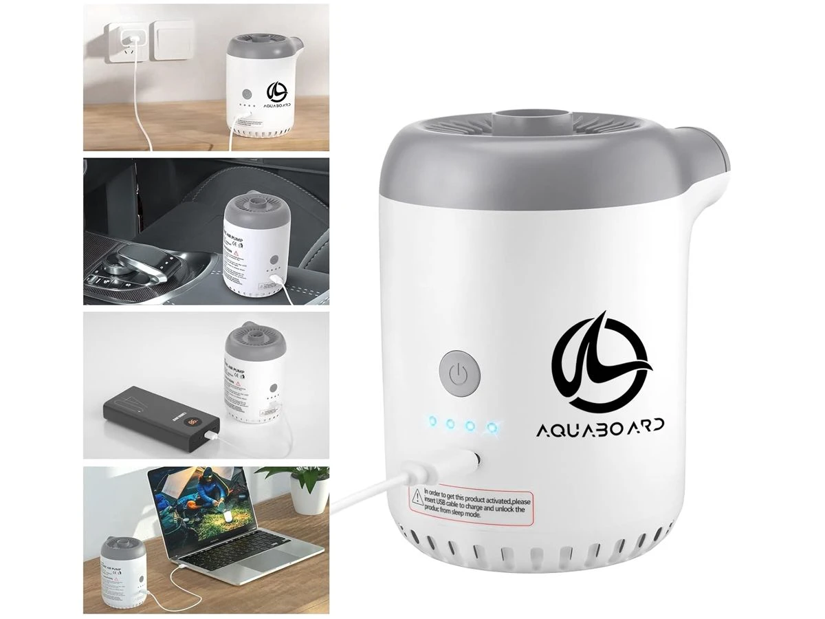 Aquaboard D2 Wiederaufladbare Luftpumpe - Green 6 Aquaboard D2 Wiederaufladbare Luftpumpe - Green – Bild 4