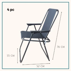 HIXA Strandstuhl - 4er-Set -Thule Verkaufsgeschäft 66a37ac3c7cef6.22831390