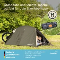 Skandika Hemus 2 Sleeper Trekkingzelt - Dunkler Schlafkabine 10 Skandika Hemus 2 Sleeper Trekkingzelt - Dunkler Schlafkabine -Thule Verkaufsgeschäft 697bb601b59f3a62