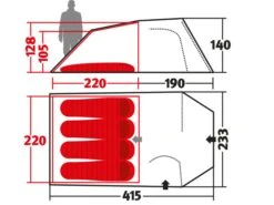Wechsel Intrepid 4 Leichtes Tunnelzelt -Thule Verkaufsgeschäft 7d0a6c4728673d05