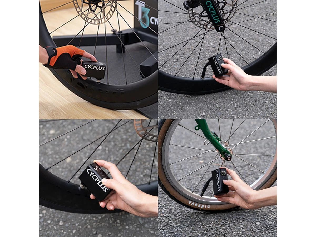 Cycplus AS2 Pro Elektrische Fahrradpumpe Mini 6 Cycplus AS2 Pro Elektrische Fahrradpumpe Mini – Bild 4