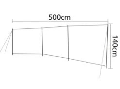 Bo-Camp Caira Windschutz -Thule Verkaufsgeschäft bo camp dennis windscherm 5 ecommerce