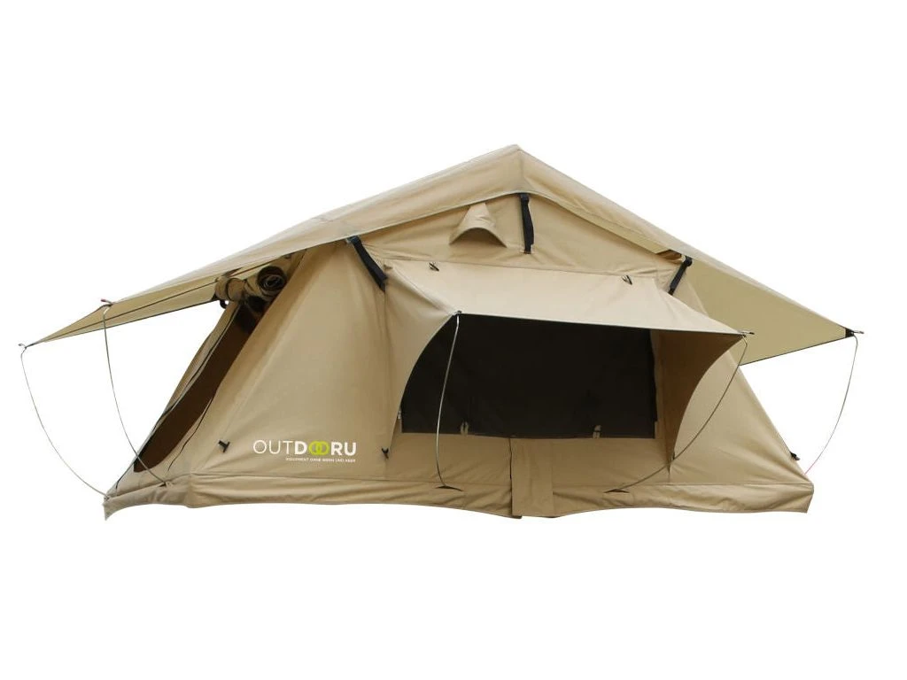 OutdoorU Expedition 3 Personen Dachzelt - Khaki 3 OutdoorU Expedition 3 Personen Dachzelt - Khaki