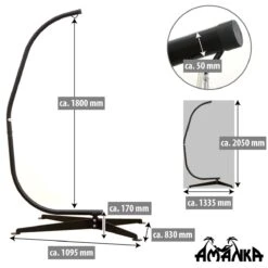 AMANKA 205 Cm Hängestuhlgestell 13 AMANKA 205 Cm Hängestuhlgestell -Thule Verkaufsgeschäft cbf1a442f2600cf5