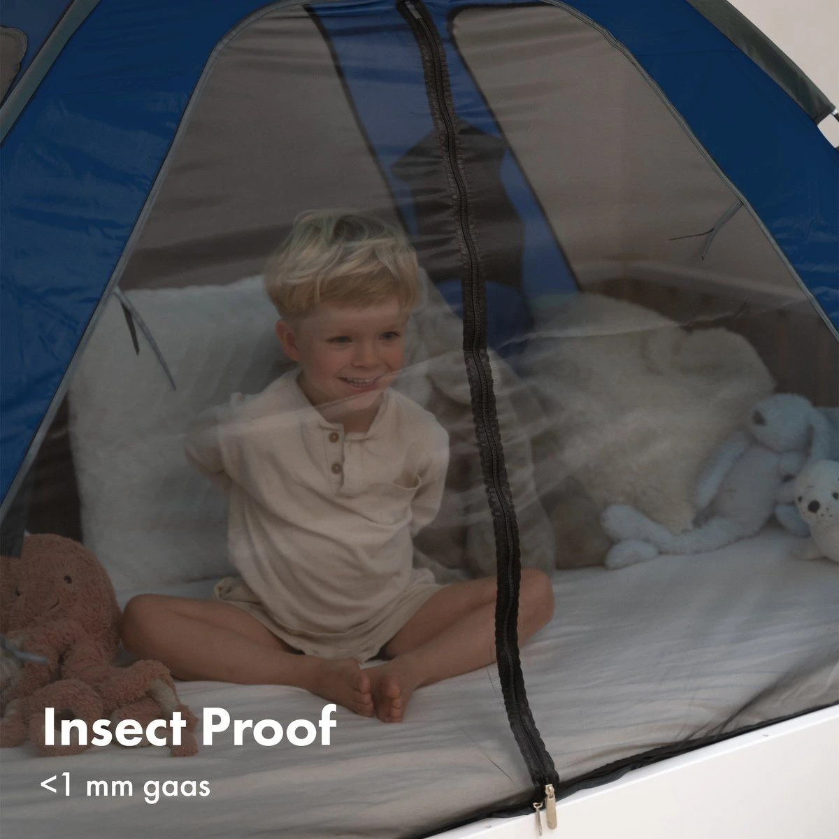 Deryan 200 X 90 Cm Bettzelt Moskitonetz - Navy 7 Deryan 200 X 90 Cm Bettzelt Moskitonetz - Navy – Bild 5