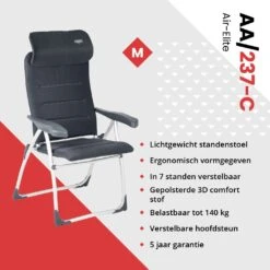 Crespo AA-215 Air-Elite Compact Grey Klappstuhl -Thule Verkaufsgeschäft d8807e0b75afe6dc