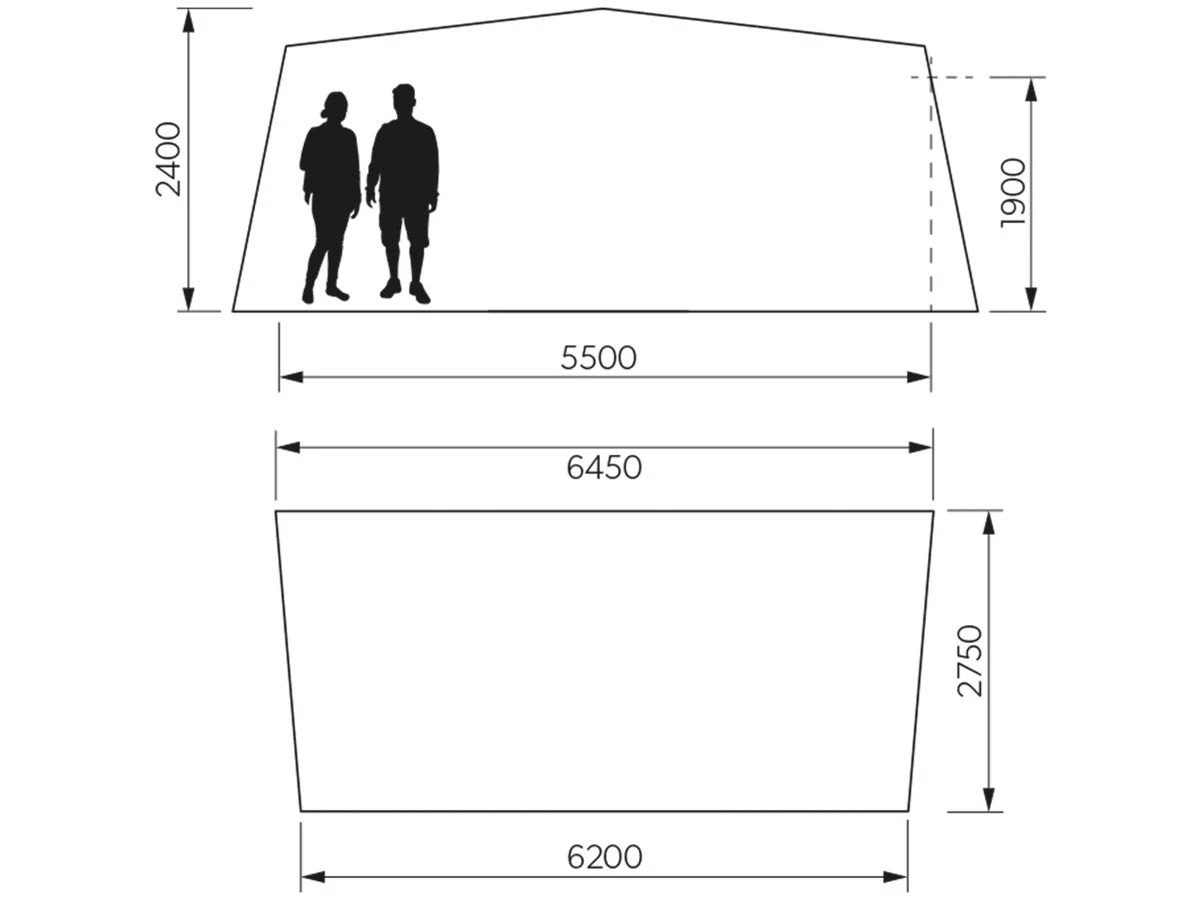 Dometic Residence AIR All-Season Größe 16 (1015 - 1040 Cm) Volleinzug Luftvorzelt 14 Dometic Residence AIR All-Season Größe 16 (1015 - 1040 Cm) Volleinzug Luftvorzelt – Bild 12