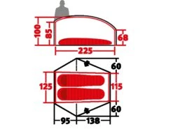 Wechsel Venture 2 Leichtes Trekkingzelt -Thule Verkaufsgeschäft e343fd679ab87b46