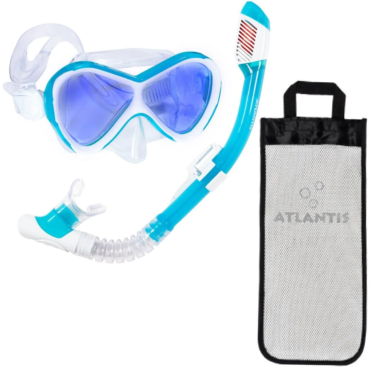 Atlantis Abaco Kinder Schnorchel-Set - Light Blue 6 Atlantis Abaco Kinder Schnorchel-Set - Light Blue – Bild 4