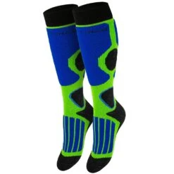 Black Snake Grün Blau Kinder Skisocken