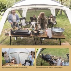 Skandika Pavillon Fortun 350 Outdoor Shelter Mit Moskitonetz -Thule Verkaufsgeschäft f31f2f2cf3944fbf