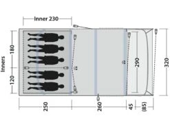 Outwell Florida 5 Air Tunnelzelt 15 Outwell Florida 5 Air Tunnelzelt -Thule Verkaufsgeschäft florida 5 floorplan ecommerce