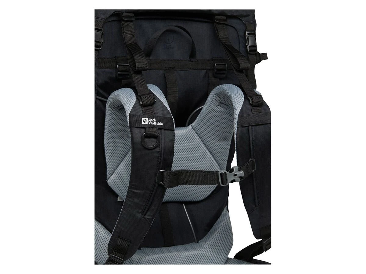 Jack Wolfskin Trailflair Pro 60 S-XL Trekkingrucksack - Schwarz 11 Jack Wolfskin Trailflair Pro 60 S-XL Trekkingrucksack - Schwarz – Bild 9