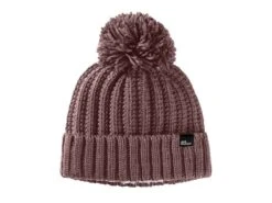 Jack Wolfskin Jack Wolskin Highloft Knit Damen Mütze - Red Coral