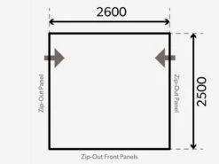 Dometic Rally Air Tour 260 S Vorzelt -Thule Verkaufsgeschäft kampa dometic plattegrond rally 260 2021 ecommerce 1