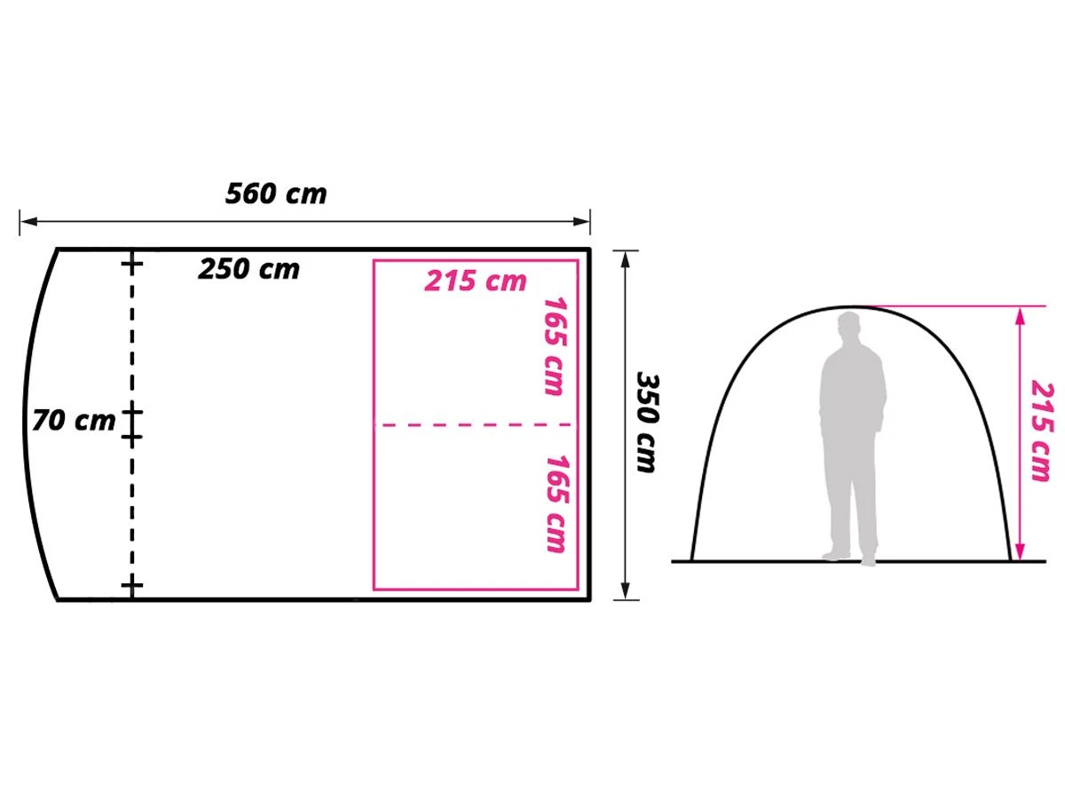 Obelink Living Tunnelzelt 10 Obelink Living Tunnelzelt – Bild 8