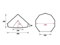 Obelink Sahara 500 Easy Air Aufblasbares Rundzelt -Thule Verkaufsgeschäft obelink sahara 500 easy air plattegrond ecommerce