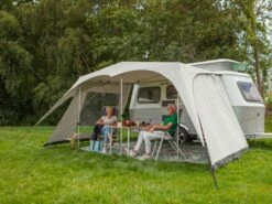 Campooz Travelling Seitenwand Mit Fenster - Grau
