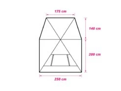 Obelink Donau Multi Sonnensegel -Thule Verkaufsgeschäft plattegrond ecommerce 1