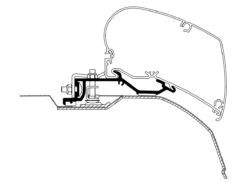 Zweite Chance Thule Adapter Ducato H2 >2006 325 Cm