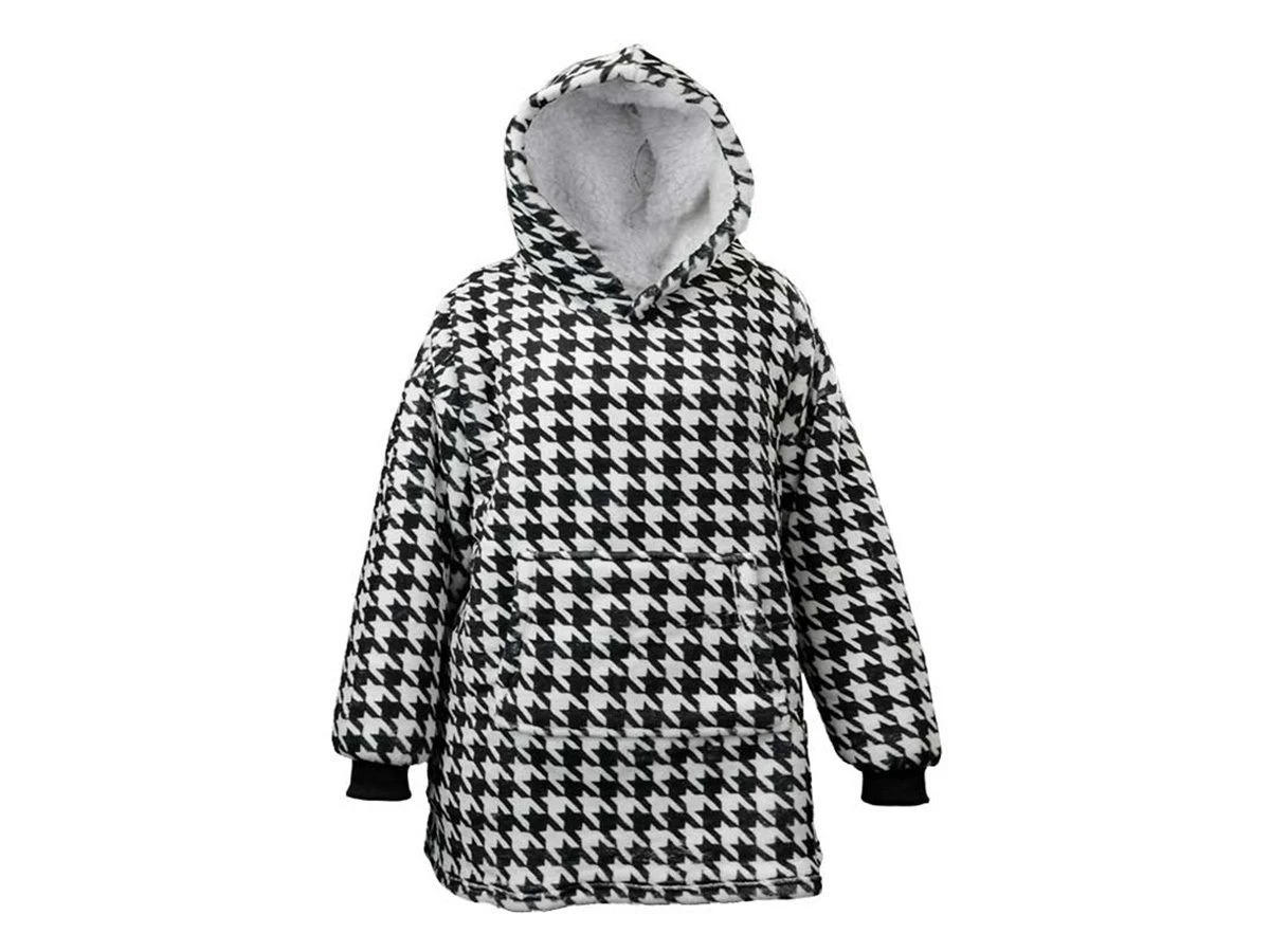 Unique Living Oversized Hoodie - Black White 3 Unique Living Oversized Hoodie - Black White
