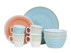 Wander Wonder Bohemian Geschirrset - 16-teilig